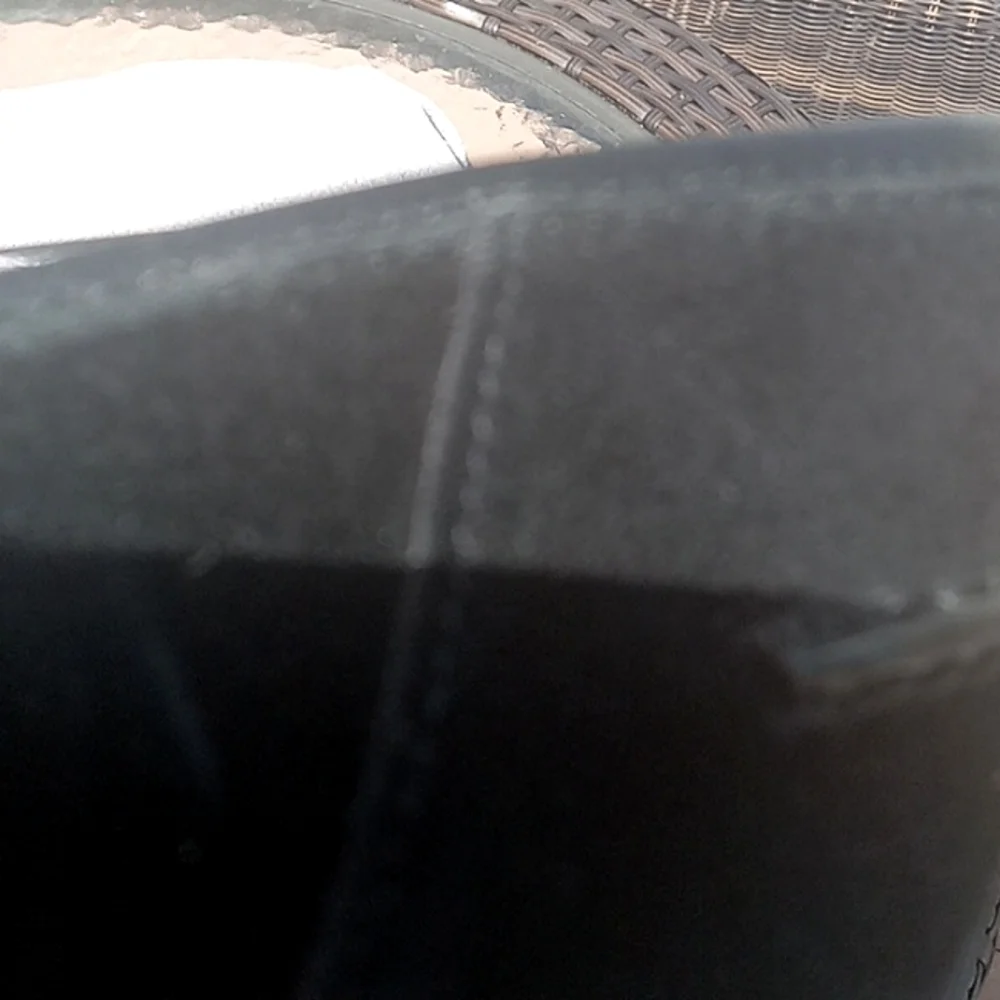 Michael Kors Rory wedge heel round toe black suede heels size 9.5